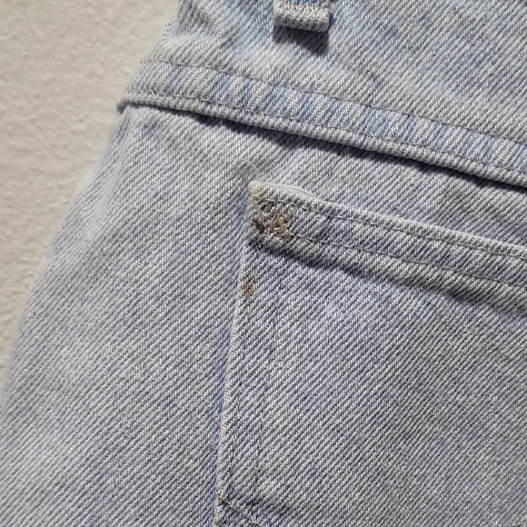 Vintage Lee Casual Mom Jean High-Waist Shorts Light Wash Old School Denim 18MED